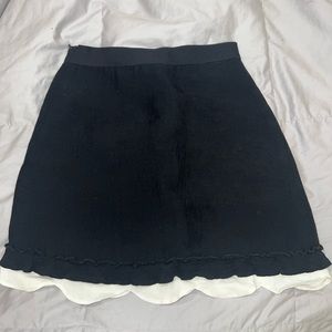 Sandro Paris Ruffle Mini Skirt
